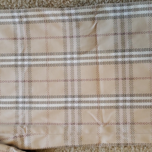 BURBERRY CHECK PLAID WIDE LEG PANTS - Picture 9 of 9